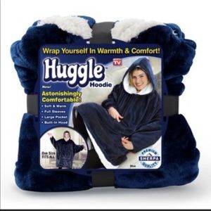 Dark Blue Huggle Hoodie